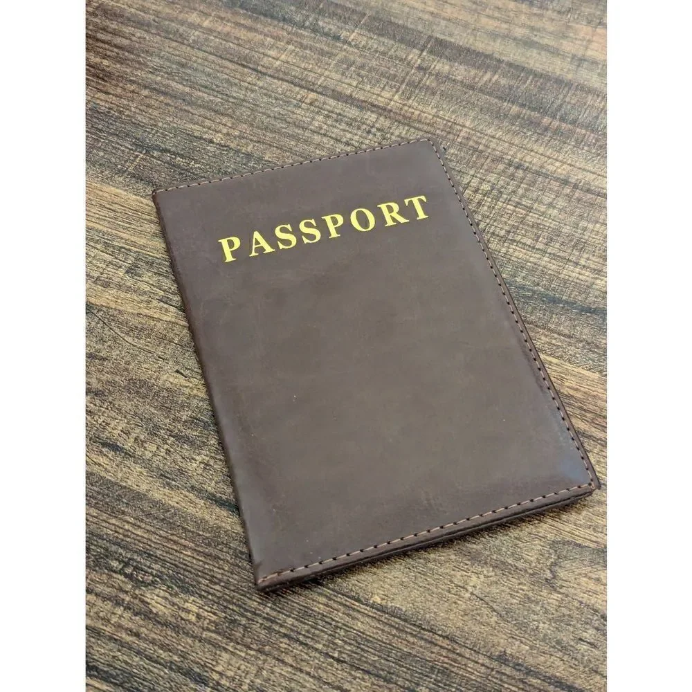 Dark Brown Passport Cover